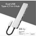 thumbnail image 4 of Usb C Hub Dongle, 6 in 1 Usb C to Hdmi Multiport Adapter Sd Card Reader, 4 of 5