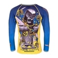 thumbnail image 2 of Tatami Fightwear Men's Honey Badger V5 Rash Guard MMA BJJ Blue, 2 of 2