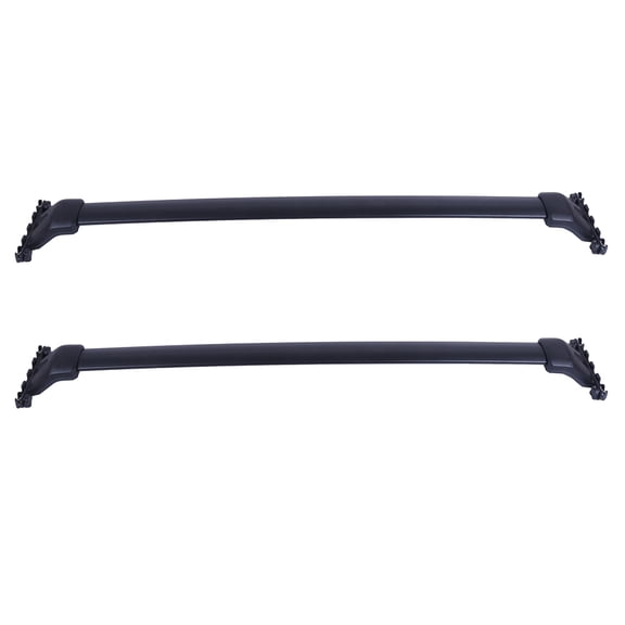 CCIYU Cargo Racks for Honda Pilot 2009-2015 Rooftop Luggage Canoe Kayak Carrier Rack Black Roof Rack Cross Bar - Fits Side Rails Models ONLY