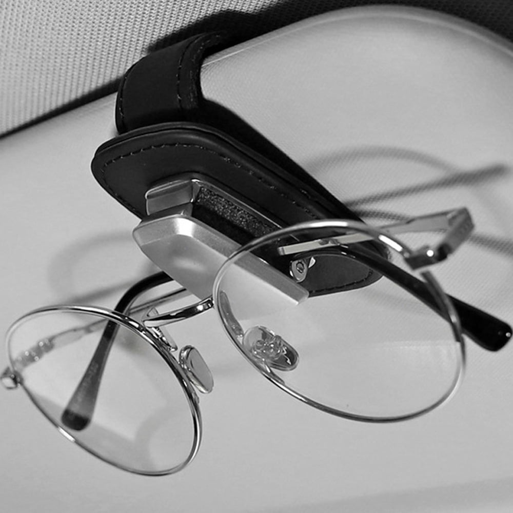 A.B Crew Universal Rhinestone Car Glasses Clip Rotatable Sunglasses Holder Clip Ticket Cards Clip