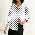 thumbnail image 2 of TaTaai Women's Fashion Spring And Summer Button Up Cardigan 3/4 Quarter Sleeve Jacket V-neck Top/shirt Gift, 2 of 6