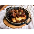 thumbnail image 6 of Foresee Solid Pre-Seasoned 11" Cast Iron Pizza Pan Paella Skillet with Dual Handles, 6 of 8