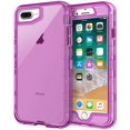 thumbnail image 1 of FYBTO Case for iPhone 8 Plus Case, for iPhone 7 Plus Case 5.5 inch, Crystal Clear 3 in 1 Heavy Duty Defender Shockproof Full-Body Protective Case Hard PC Shell & Soft TPU Bumper Cover - Clear, 1 of 5