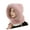 Pink, variant on Thermal Fleece Lined Pullover Hat with Face Cover Windproof Earflap Design Balaclava For Skiing Cycling Winter Sport