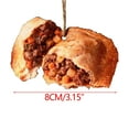 thumbnail image 6 of Christmas Decorations Christmas Ornaments Croissant Pizza Ornaments Set Funny Food Christmas Tree Decoration Pendants for Home Christmas Birthday Party Holiday Supplies B, 6 of 8