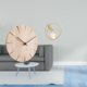 thumbnail image 2 of Reloj de pared redondo,Reloj de pared de madera para decoración de sala de estar,Reloj de pared de madera para dormitorio creativo,Estatua de bola de cristal,Estatuas de bolas de cristal para, 2 of 8