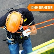 Climbing Rope, Dynamic Rock-Climbing Rope, Escape Rope Climbing Equipment 32ft/64ft/96ft/160ft/230ft/500ft/985ft/1000ft with Carry Bag Rescue Rope (50M/160ft)