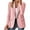 Pink, variant on Fall Savings Clearacne Women's Blazers & Suit Jackets Womens Casual Open Front Long Sleeve Lapel Collar Button Work Business Jacket