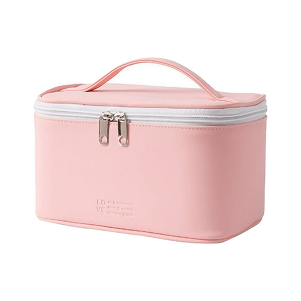 Neceser de maquillaje, capacidad, sintética, neceser, estuche de