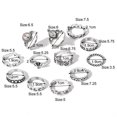 thumbnail image 4 of Bohemian Finger Rings Set: Stackable Midi Ring Boho Knuckle Rings for Women Lady, 4 of 10