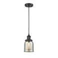 thumbnail image 4 of Innovations Lighting 201C-PN-G53 One Light Small Bell Cord Pendant-5 Inches Wide by 10 Inches High   Polished Nickel Finish with Smoked Glass, 4 of 7