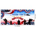 thumbnail image 3 of Happy Veterans Day Patriotic Garage Door Decoration Banner, Large Size Red White Blue Fourth of July Patriotic Backdrop Garage Door Decoration for Greeting Veterans Day,13x6 ft, 3 of 6