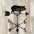 thumbnail image 2 of Gango Home Decor Modern Wrought Iron Vanes I & II by Paul Brent (Ready to Hang); Two 12x12in Distressed Framed Prints, 2 of 5