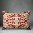 thumbnail image 3 of Creative Products Red Colored Large Folk Pattern 14x20 Indoor / Outdoor Pillow, 3 of 3