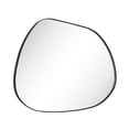 thumbnail image 6 of TEHOME Bertlinde Contemporary and Farmhouse 30 x 22" Black Metal Framed Asymmetrical Mirror Irregular Mirror, 6 of 7