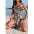 thumbnail image 4 of Ekouaer Beach Swimsuit Cover Up Women Crochet Bikini Coverups Summer Pool Swimwear Tassel Dress, 4 of 5