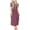 Mauve, variant on Viworld Women's Summer Casual Short Sleeve Dresses Empire Waist Dress with Pockets