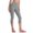 Gray, variant on Vivianyo HD Women's High Waist Capri Yoga Leggings, Stretch Tight Workout Athletic Cropped Pants for Women, All Season Active Bottoms for Gym and Daily Walks, Sizes S-3XL