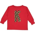 thumbnail image 3 of Inktastic Leopard Print Letter K Boys or Girls Long Sleeve Toddler T-Shirt, 3 of 5