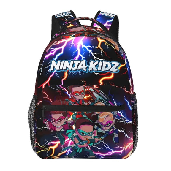 Ninja Kidz Backpack Lightweight Bookbag Casual Daypack For Women Men Travel Laptop Bag Multifunctional Bag
