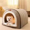 thumbnail image 2 of Autumn and Winter Pet Nest Cat Hole Dog Hole Large Portable Space Basket Cave Indoor Bed Soft Sofa Cat Bed Closed Warm Nest ShopWise Round, 2 of 6