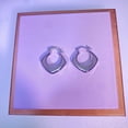 thumbnail image 7 of Earrings for Women,925 Sterling Silver Hypoallergenic ,Classic Polished Chunky Earrings, 7 of 7