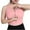 Pink, variant on ZyeKqe Plus Size Zip Front Sport Bras for Women Racerback High Support Workout Bras Wireless Full Coverage Yoga Bras