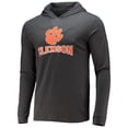 thumbnail image 2 of Men's Concepts Sport Orange/Heather Charcoal Clemson Tigers Meter Long Sleeve Hoodie Top & Jogger Pajama Set, 2 of 5