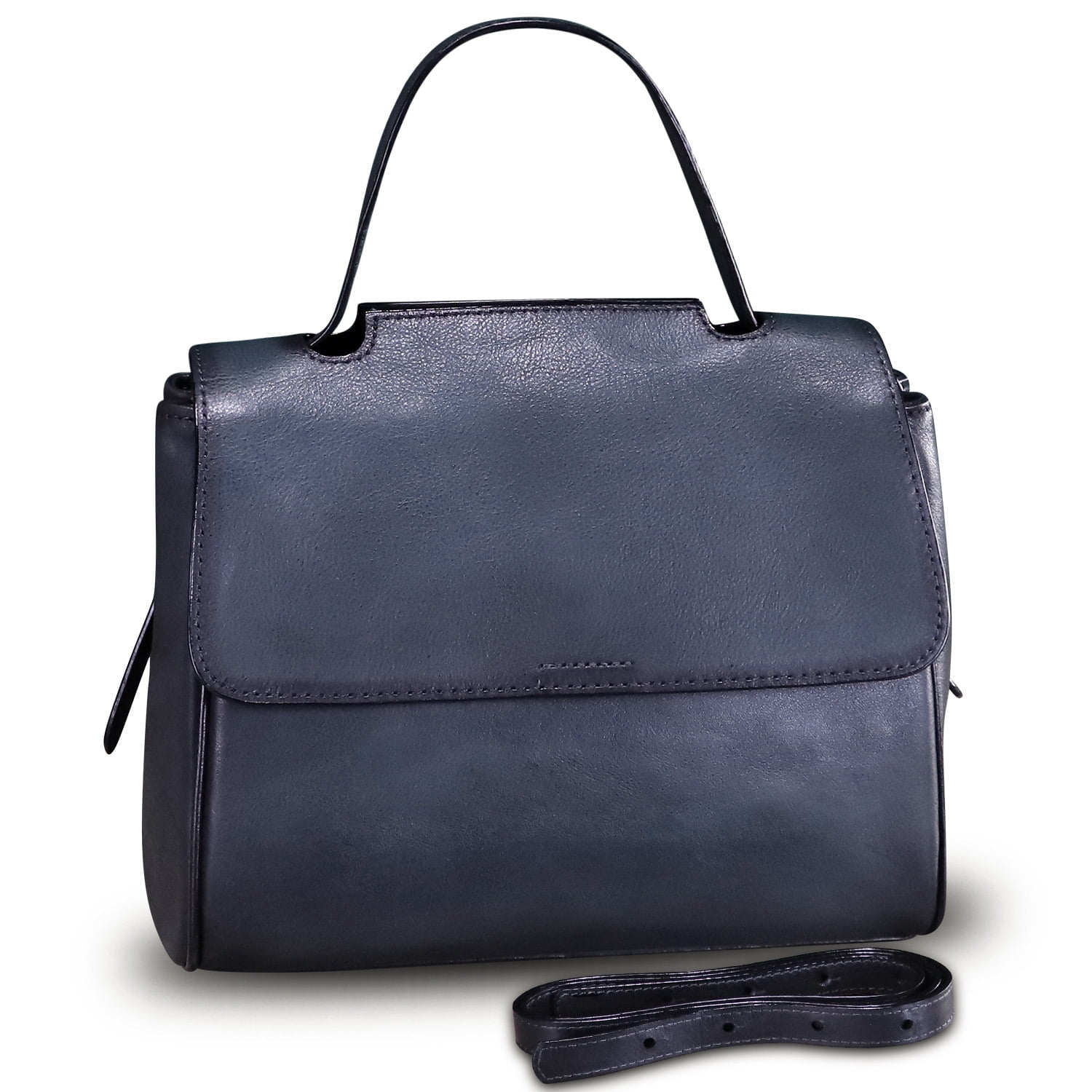Genuine Leather Purses and Handbags Women Vintage Crossbody Shoulder Bag Satchel