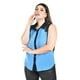 thumbnail image 5 of Blusa sin manga con encaje Roman Fashion /Tallas Extras, 201 (Azul claro) azul 38, 5 of 6