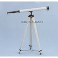 thumbnail image 5 of Nauticalmart Floor Standing Antique Copper with White Leather Harbor Master Telescope 60" by Nauticalmart, 5 of 6