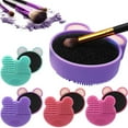 thumbnail image 2 of Color Removal Sponge Portable Makeup Brush Cleaner Eyeshadow Brush Cleaner, 2 of 7