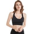 thumbnail image 6 of Sports Bra No Wire Comfort Sleep Bra Plus Size Workout Activity Bras With Non Removable Pads Shaping Bra One Piece No Wire Comfortable Bras, 6 of 9