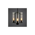 thumbnail image 4 of Yosemite Home Decor Prairie Collection 3 Light Chandelier, 4 of 6