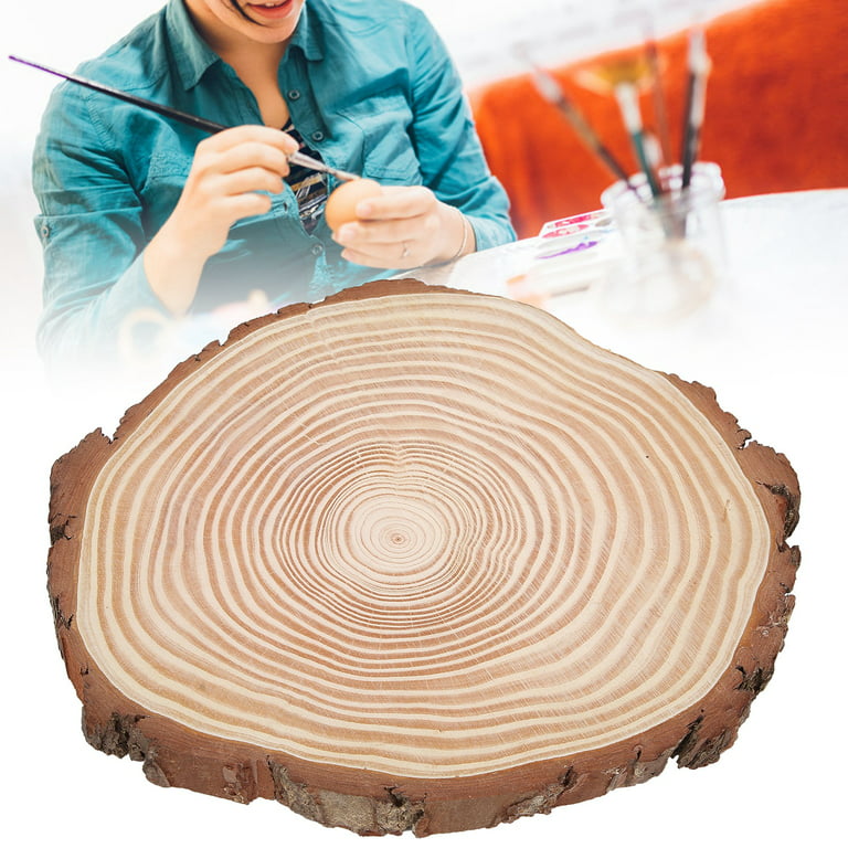 Unfinished Wood Circles for Crafts, Wood Burning, Engraving (4 In