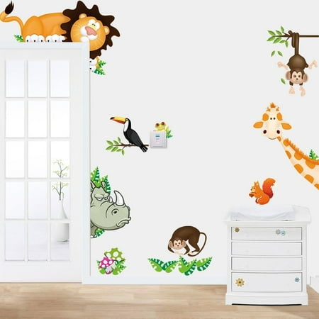 Animals Giraffe Removable Wall Sticker Decals For Kids Nursery Baby Room Decoration Canada - Removable Wall Stickers For Baby Room Animals Giraffe Removable Wall Sticker Decals For Kids Nursery Baby Room Decoration Canada - Removable Wall Stickers For Baby Room