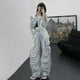 thumbnail image 4 of 2024 nuevos pantalones vaqueros de mujer de cintura alta holgados y rectos de gran tamaño con múltiples bolsillos estilo punk Y2K para lavado americano de industria pesada, 4 of 5