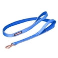 thumbnail image 7 of DOGNESS Classic Double Handle Dog Leash, Heavy Duty Soft Padded Reflective Nylon, for Walking Training Small Medium Large Dogs, Matching Collar Harness Sold Separately (Blue, L:90-120lbs), 7 of 7