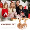 thumbnail image 4 of Weiweiguan 1Pc Useful Women Earmuff Ear Warmers Warm Rabbit Hair Ear Muff Ear Protective Cover, 4 of 6