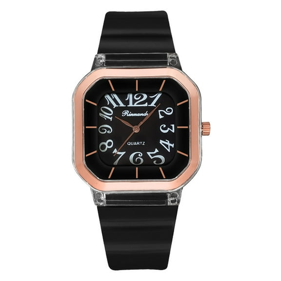 Womens Ladies Classic Simple Leather Analog Quartz Wrist Watch Arabic Numerals Casual Dress Watches Mother's Day Gifts