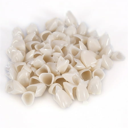 Dental Whitening Anterior Front Teeth Temporary Crown Oral Care Resin Crown Molar Teeth 50Pcs