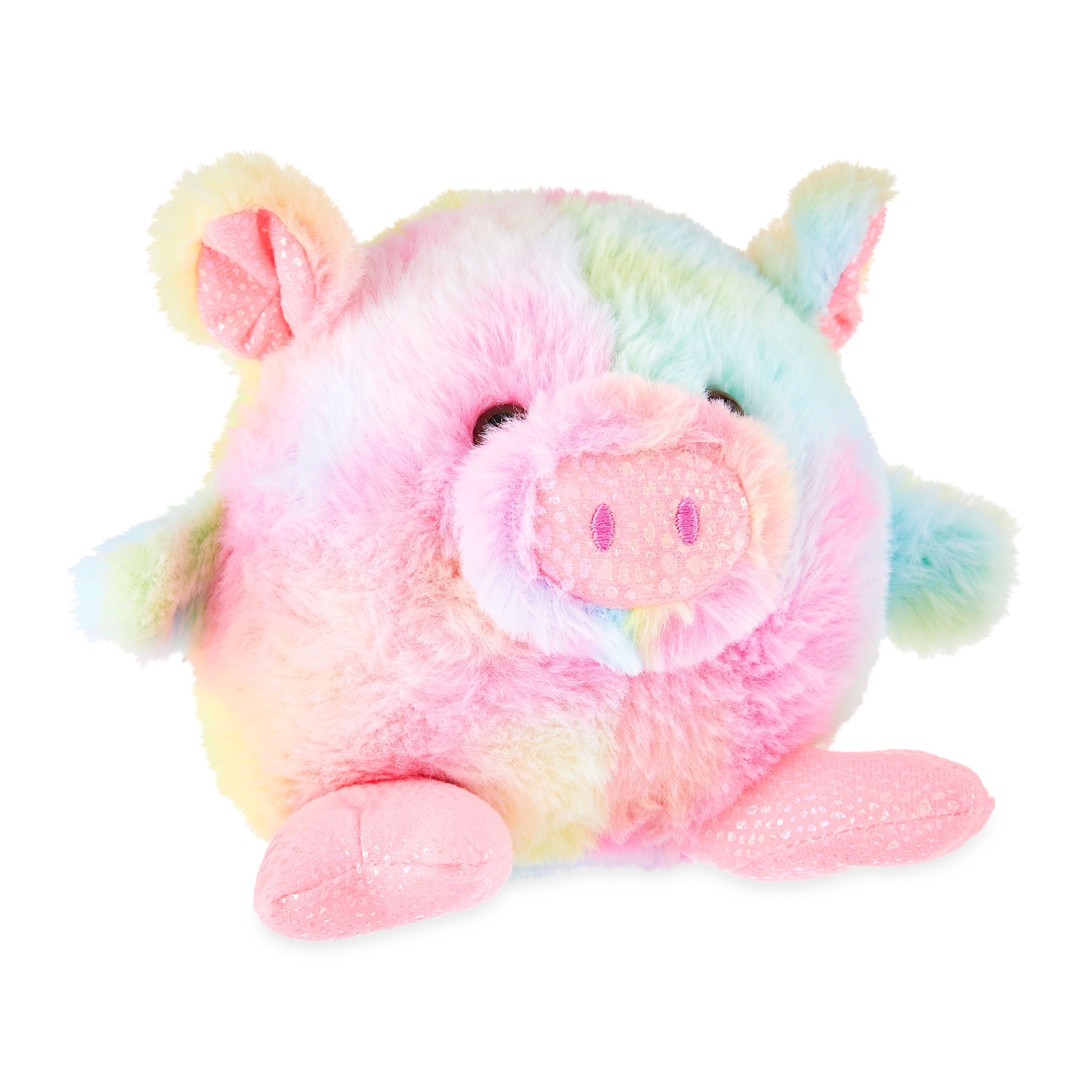 "Way to Celebrate! Easter SmallRolypoly Farm Plush Toy, Pig"