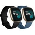 thumbnail image 1 of REQO Bracelets de Remplacement Compatibles avec Fitbit Versa 3 / Versa 4 / Sense/Sense 2, Bracelet Classique Réglable en Silicone pour Femmes Hommes, 1 of 9