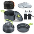 thumbnail image 1 of Tableware suit,Set 16pcs Pot Pentole Da Camp Cook Set Pot Pan Set Da Cookware Set 16pcs Set Cookware Pan Set Camp Set Di Pentole Cookware Pans Set Kit Non-stick Pot Set Picnic Kettle Set With, 1 of 7
