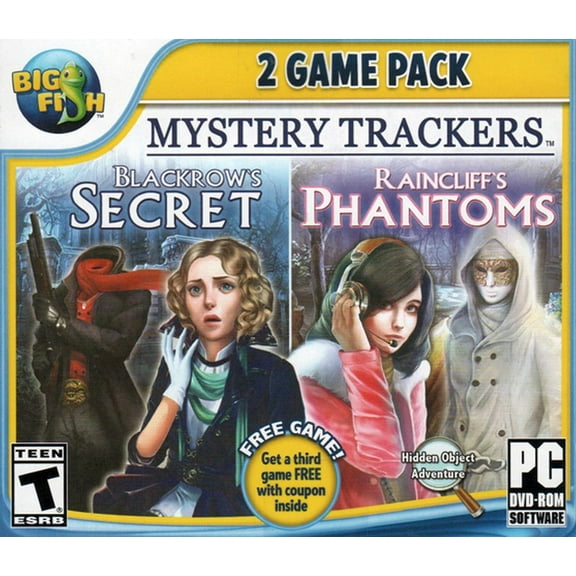 2 Game Pack: Mystery Trackers: Blackrow's Secret Mystery Trackers: Raincliff's Phantoms