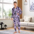 thumbnail image 6 of FORMRS Onesies Pajama for Adults Unisex Hoodie Winter Jumpsuit One Piece Sleepwear, Sizes S-2XL, Halloween Cats, 6 of 7