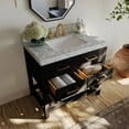 thumbnail image 3 of Ancerre Designs Elizabeth 36" Wood Bathroom Vanity Set in Black Onyx, 3 of 9