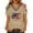 Beige, variant on America 250 Tshirt for Women Short Sleeve Patriotic 250 Anniversary Tops V Neck USA Flag Elements Independence Day Shirt White M