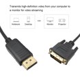 thumbnail image 5 of Amdohai 1.8M DP to DVI Adapter DisplayPort Display Port to DVI Cable Adapter Converter Male to Male Video Cable 1080P for Monitor Projector Display Black, 5 of 5