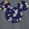 thumbnail image 3 of Mickey & Friends - Space Pattern - Men's Long Sleeve T-Shirt, 3 of 5